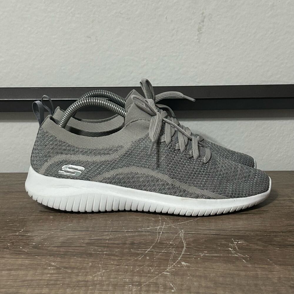 Skechers Ultra Flex Statements Women’s Athletic Walking Shoes Size 9.5 Gray - Picture 3 of 8
